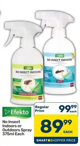 Pick n Pay Hypermarket Efekto No Insect Indoors or Outdoors Spray offer