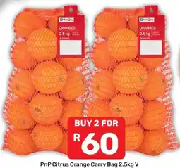 Pick n Pay Hypermarket PnP Citrus Orange Carry Bag offer