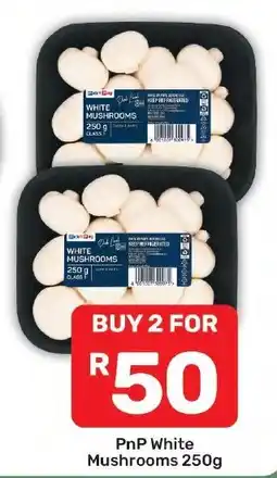 Pick n Pay Hypermarket PnP White Mushrooms offer