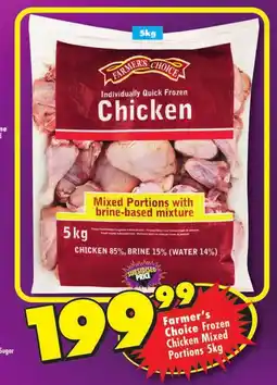 Shoprite Farmer's Choice Frozen Chicken Mixed Portions offer