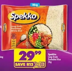 Shoprite Spekko Long Grain Parboiled White Rice offer