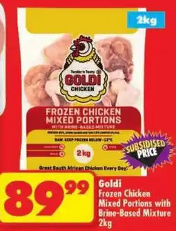 Shoprite Goldi Frozen Chicken Mixed Portions with Brine-Based Mixture offer