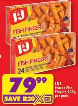 Shoprite I&J Fish Fingers offer