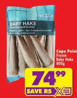 Shoprite Cape Point Frozen Baby Hake offer