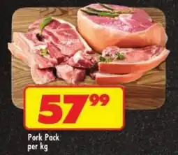Shoprite Pork Pack offer