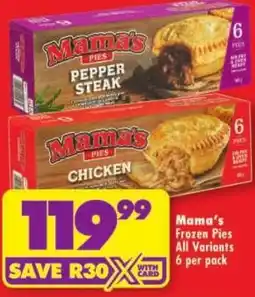 Shoprite Mama's Pies Frozen Pies offer
