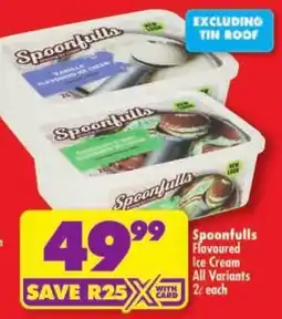 Shoprite Spoonfulls Flavoured Ice Cream offer