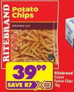 Shoprite Ritebrand Frozen Potato Chips offer