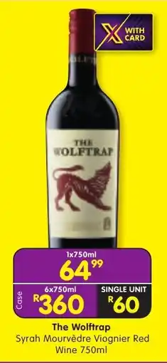 Shoprite The Wolftrap Syrah Mourvèdre Viognier Red Wine offer