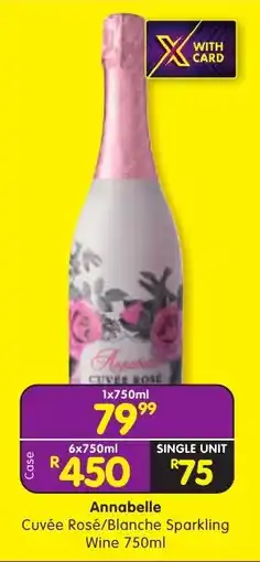 Shoprite Annabelle Cuvée Rosé/Blanche Sparkling Wine offer
