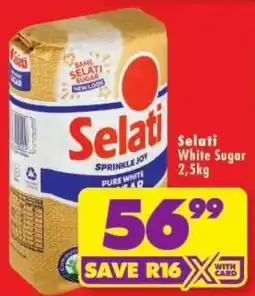 Shoprite Selati White Sugar offer