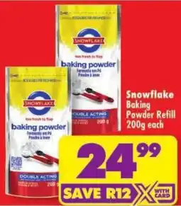Shoprite Snowflake Baking Powder Refill offer