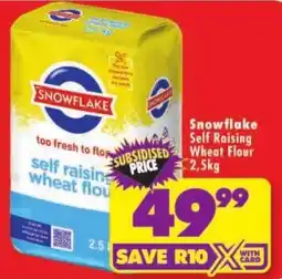 Shoprite Snowflake Self Raising Wheat Flour offer