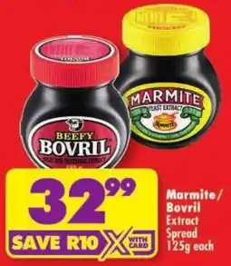 Shoprite Marmite / Bovril Extract Spread offer