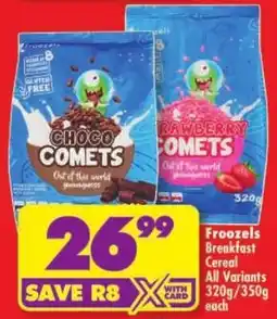 Shoprite Froozels Breakfast Cereal offer