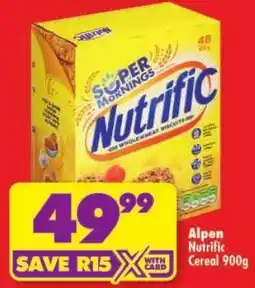 Shoprite Alpen Nutrific Cereal offer