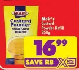 Shoprite Moir's Custard Powder offer