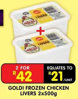 Shoprite Goldi Frozen Chicken Livers offer