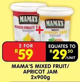Shoprite MAMA'S MIXED FRUIT/APRICOT JAM offer