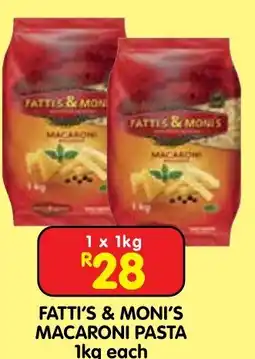 Shoprite FATTI'S & MONI'S MACARONI PASTA offer