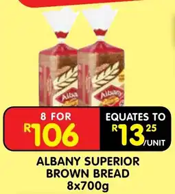Shoprite ALBANY SUPERIOR BROWN BREAD offer