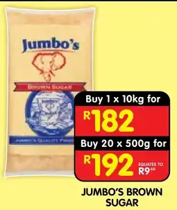 Shoprite JUMBO'S BROWN SUGAR offer