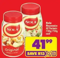 Shoprite Nola Mayonnaise offer
