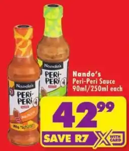 Shoprite Nando's Peri-Peri Sauce offer