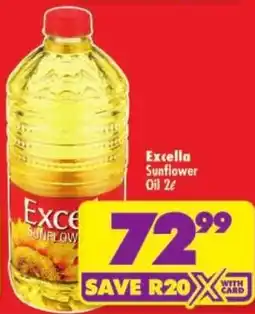 Shoprite Excella Sunflower Oil offer