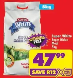 Shoprite Super White Super Maize Meal offer