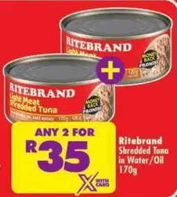 Shoprite Ritebrand Shredded Tuna offer