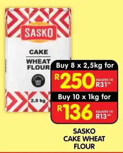 Shoprite SASKO CAKE WHEAT FLOUR offer