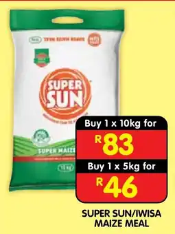 Shoprite SUPER SUN MAIZE MEAL offer