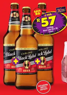 Shoprite Carling Black Label Beer RB offer