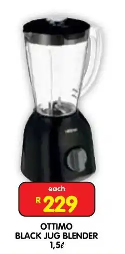 Shoprite OTTIMO BLACK JUG BLENDER offer
