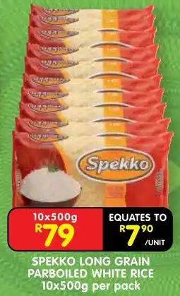 Shoprite Spekko Long Grain Parboiled White Rice offer