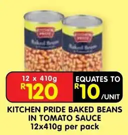 Shoprite Kitchen Pride Baked Beans in Tomato Sauce offer