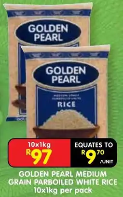 Shoprite GOLDEN PEARL MEDIUM GRAIN PARBOILED WHITE RICE offer