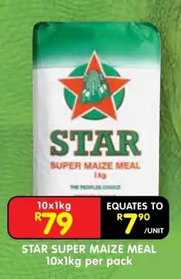 Shoprite STAR SUPER MAIZE MEAL offer