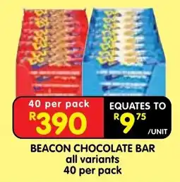 Shoprite BEACON CHOCOLATE BAR offer