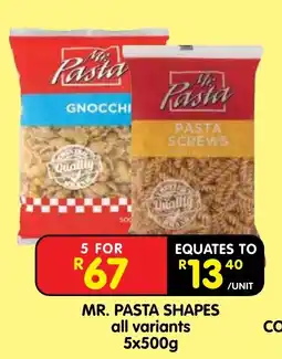 Shoprite MR. PASTA SHAPES offer