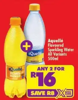 Shoprite aQuelle Flavoured Sparkling Water offer