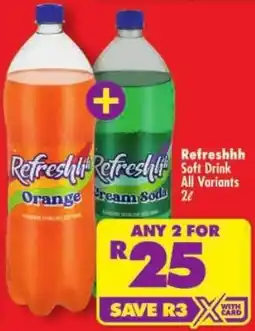 Shoprite Refreshhh Soft Drink offer