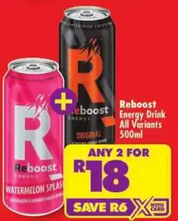 Shoprite Reboost Energy Drink offer