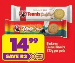 Shoprite Bakers Cream Biscuits offer