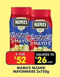 Shoprite MAMA'S MZANSI MAYONNAISE offer