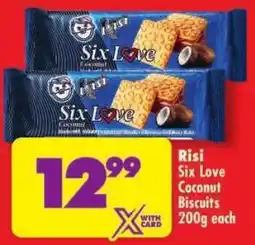 Shoprite Risi Six Love Coconut Biscuits offer