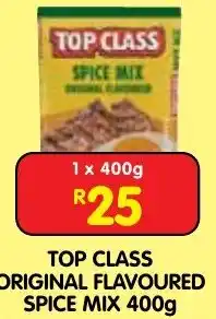 Shoprite TOP CLASS ORIGINAL FLAVOURED SPICE MIX offer