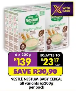 Shoprite Nestlé Nestum Baby Cereal offer