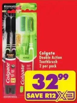 Shoprite Colgate Double Action Toothbrush offer